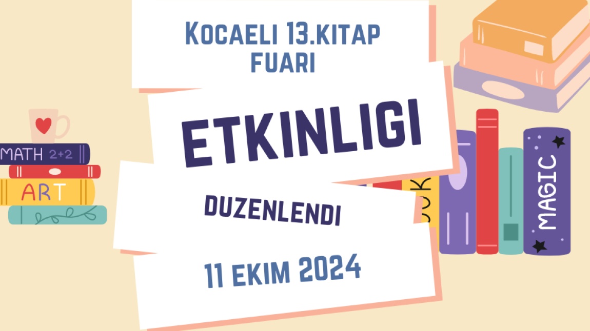 Kocaeli 13.Kitap Fuarına Katıldık!